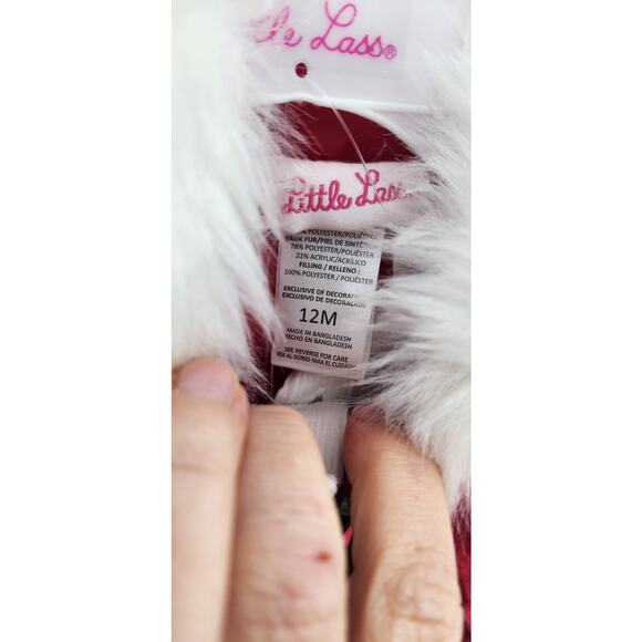 New NWT Little Lass Girls‎ Holiday Set Vest 3- Piece Size 12 Months - Picture 5 of 6